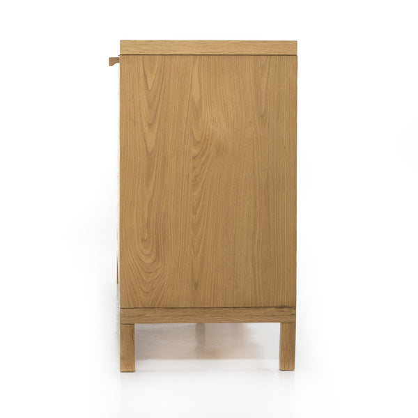 Allegra Sideboard In Honey Oak Veneer