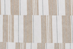 Indoor/Outdoor Colton Stripe Rug 5'x8' - Ivory/Multi