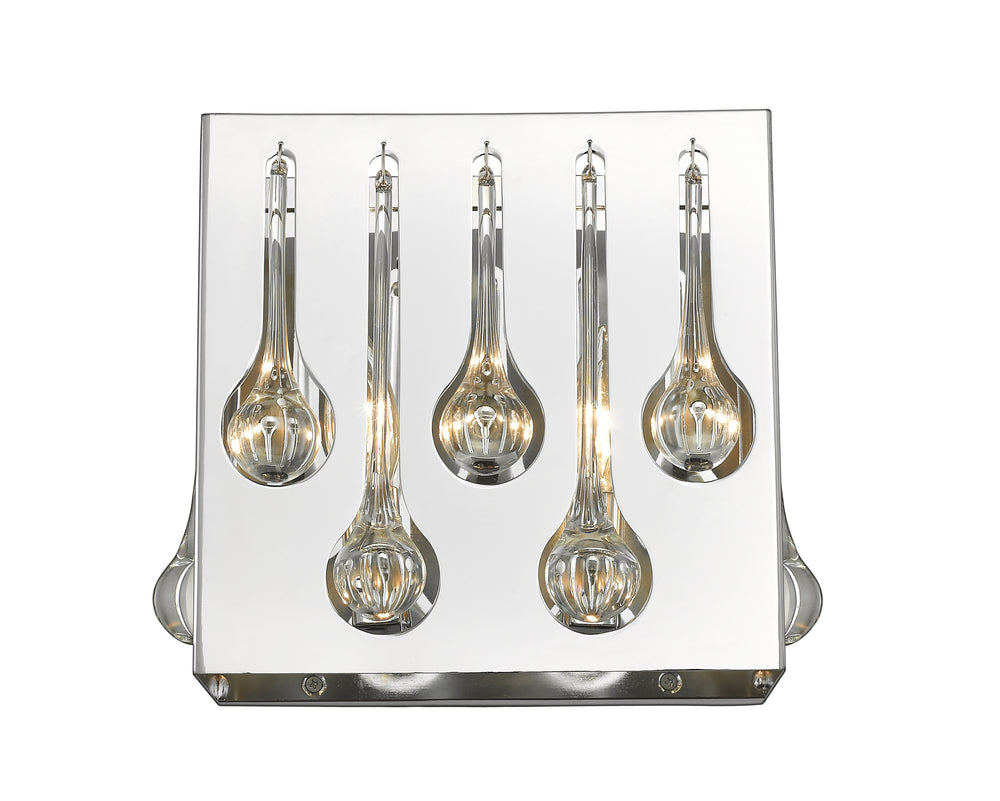 Oberon 2 Light Wall Sconce in Chrome  Finish