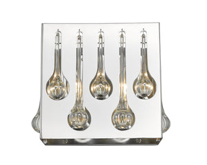 Oberon 2 Light Wall Sconce in Chrome  Finish