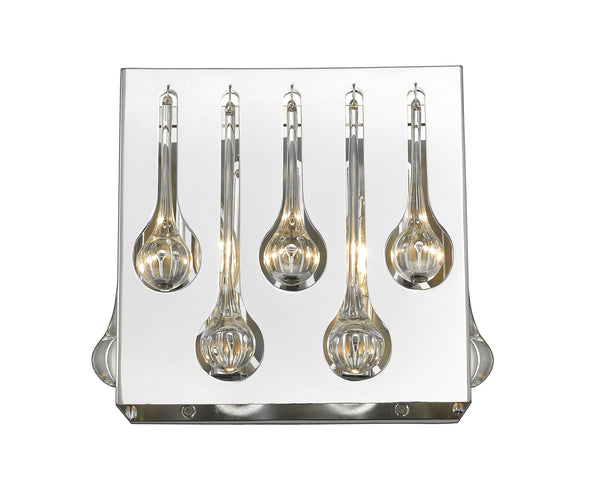 Oberon 2 Light Wall Sconce in Chrome  Finish