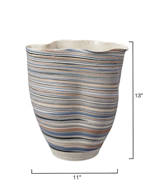 Undulation Porcelain Decorative Vase