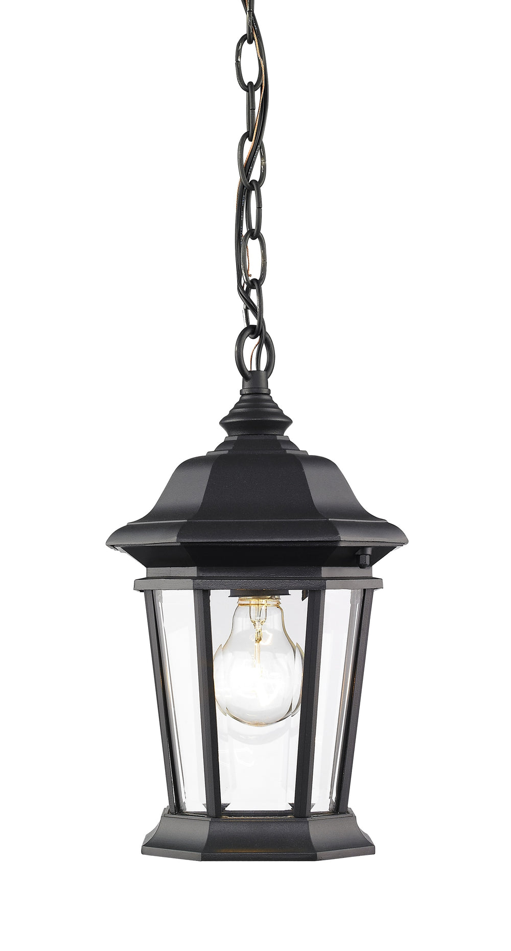 Melbourne 1 Light Outdoor Post Mount Light in Black Finish