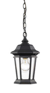 Melbourne 1 Light Outdoor Post Mount Light in Black Finish