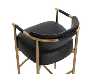 HELOISE COUNTER STOOL - BRAVO BLACK
