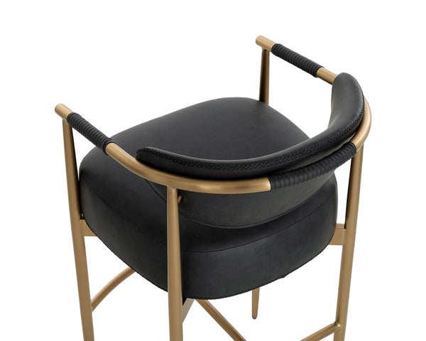 HELOISE COUNTER STOOL - BRAVO BLACK