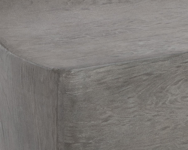 LEDGER BENCH - ASH GREY WOOD LOOK