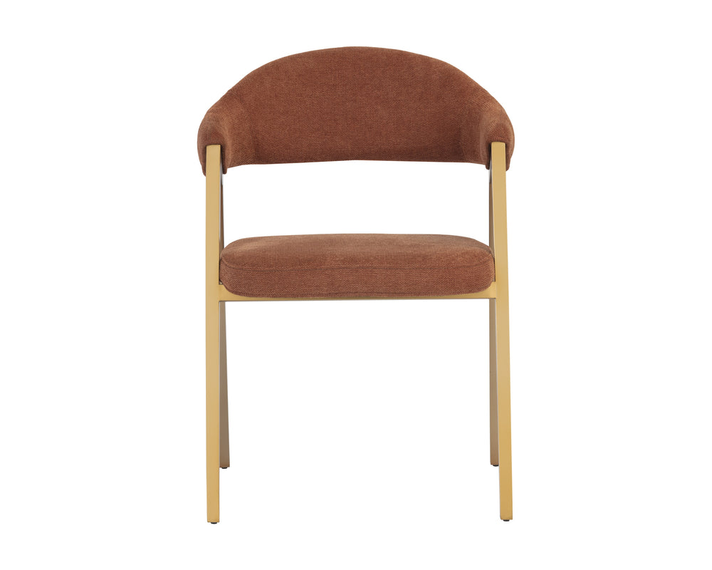 Burgos Dining Armchair - Belfast Rust