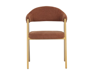 Burgos Dining Armchair - Belfast Rust