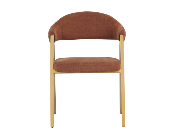 Burgos Dining Armchair - Belfast Rust