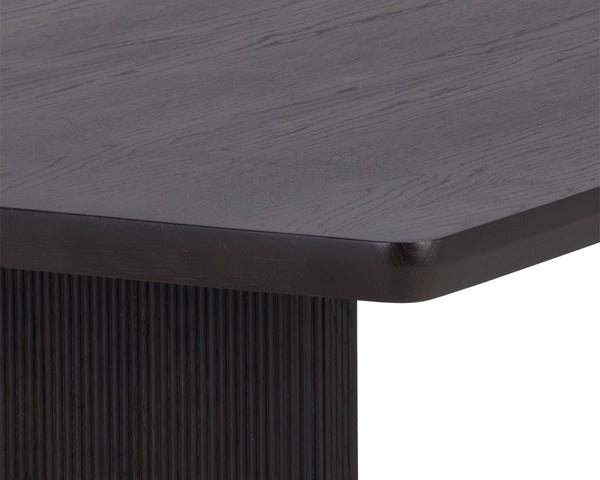 KALLA DINING TABLE - RECTANGULAR - CHARCOAL - 96"
