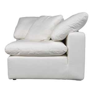 Moe's Terra Condo Corner Chair in Cream White