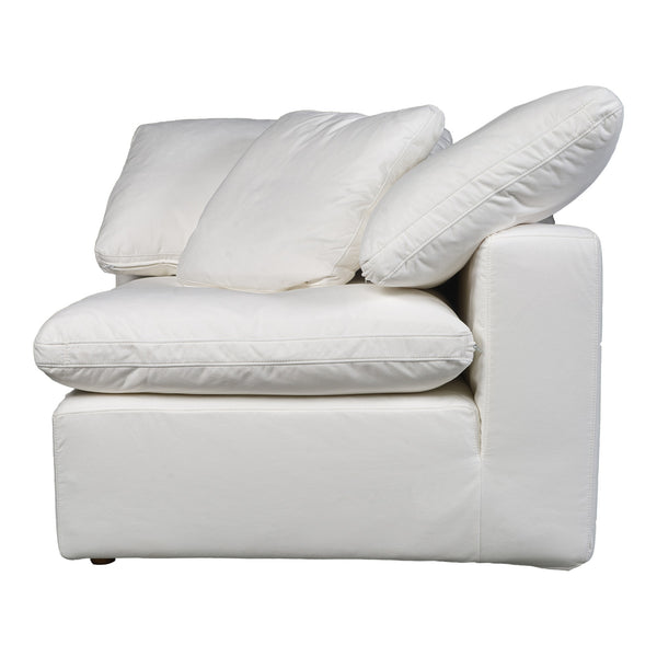 Moe's Terra Condo Corner Chair in Cream White