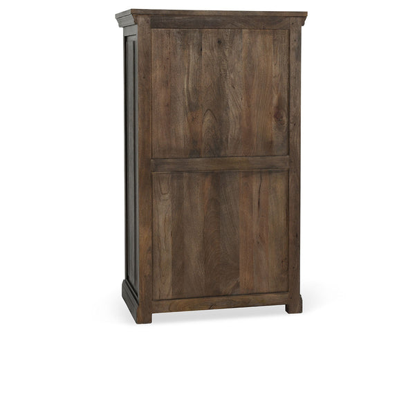 Adelaide Solid Wood 6-Drawer Chest in Cocoa Brown