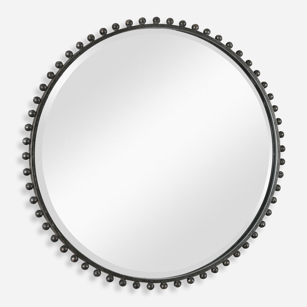 Taza Round Iron Mirror