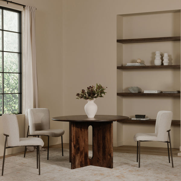 Moe's Stanley Dining Table Dark Brown Mango Wood