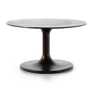 Simone Oval Coffee Table In Antique Rust