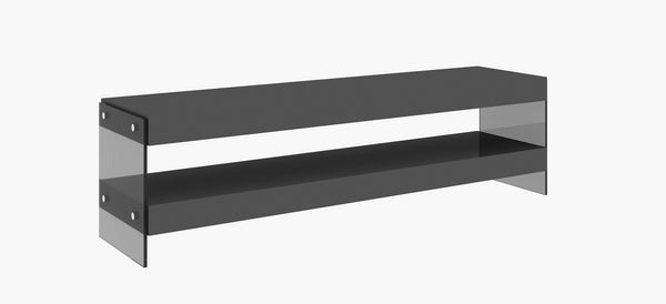Reese TV Base in Grey High Gloss