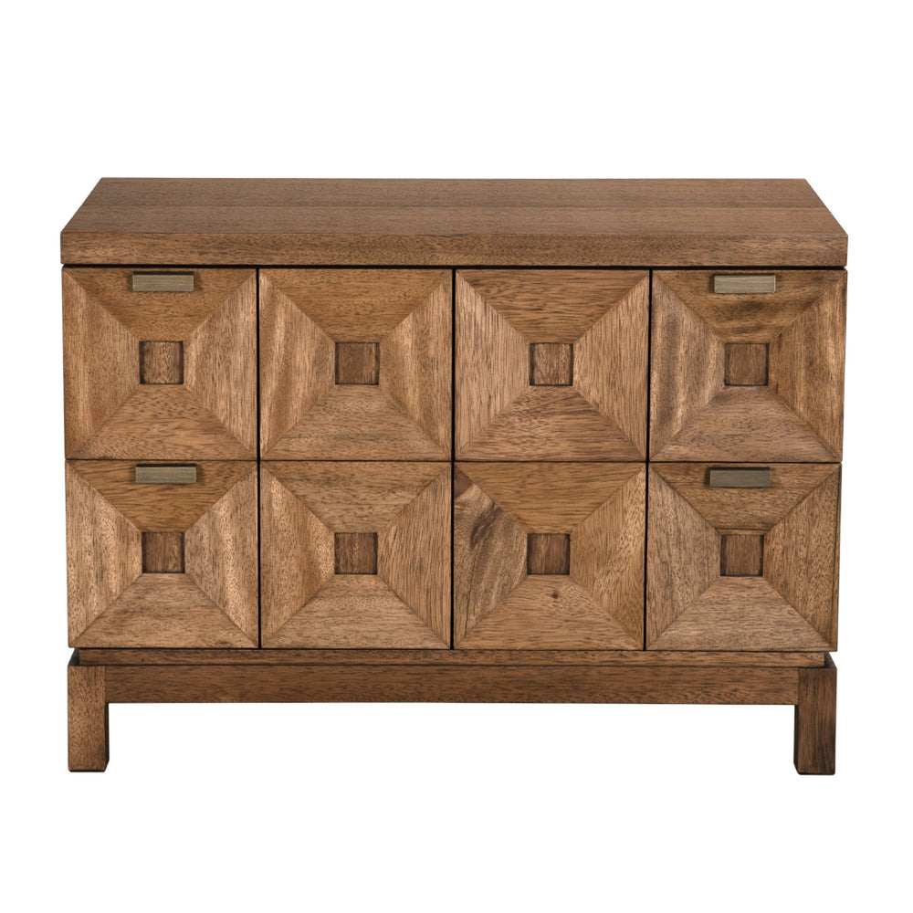 Musashi 2 Drawer, Large, Dark Walnut