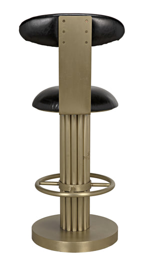 Sedes Counter Stool, Steel with Brass Finish