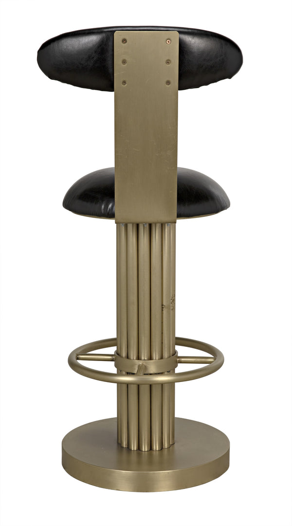 Sedes Counter Stool, Steel with Brass Finish