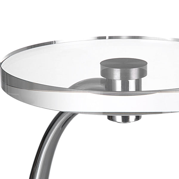 Waveney Nickel Drink Table
