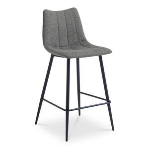 Moe's Alibi Set of 2 Dark Grey Counter Stools
