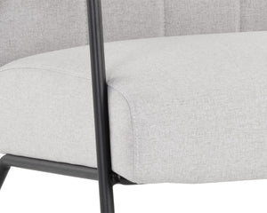 COELHO LOUNGE CHAIR - LIGHT GREY