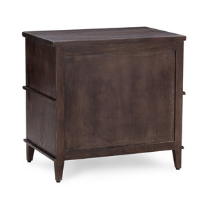 Westlake Solid Wood 2Dwr Nightstand - Kona Brown