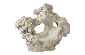 Colossal Cast Stone Sculpture with Seat, Roman Stone