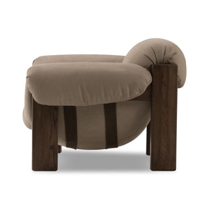 Samena Chair in Nubuck Sand