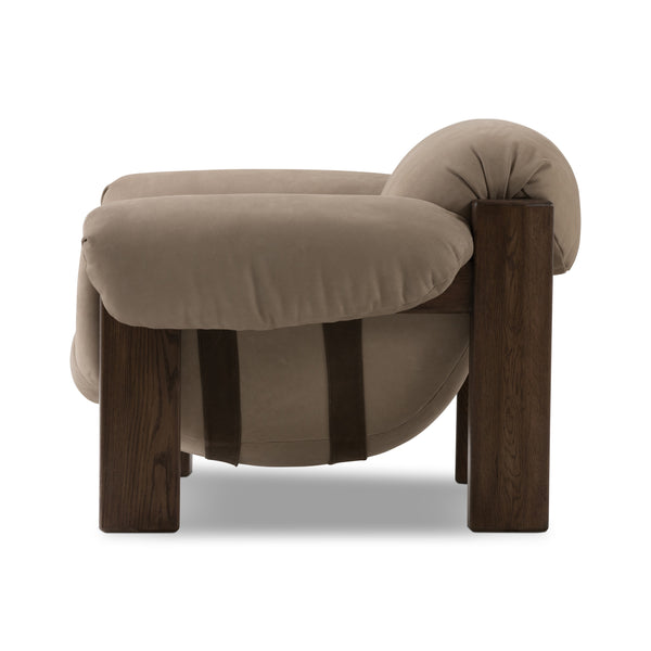 Samena Chair in Nubuck Sand
