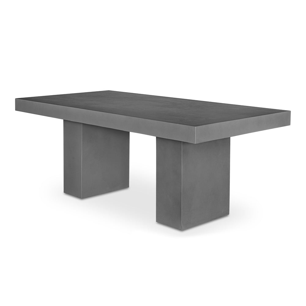 Antonius Outdoor Dining Table in Grey