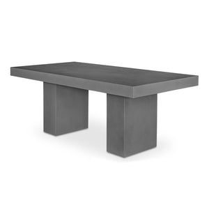 Antonius Outdoor Dining Table in Grey