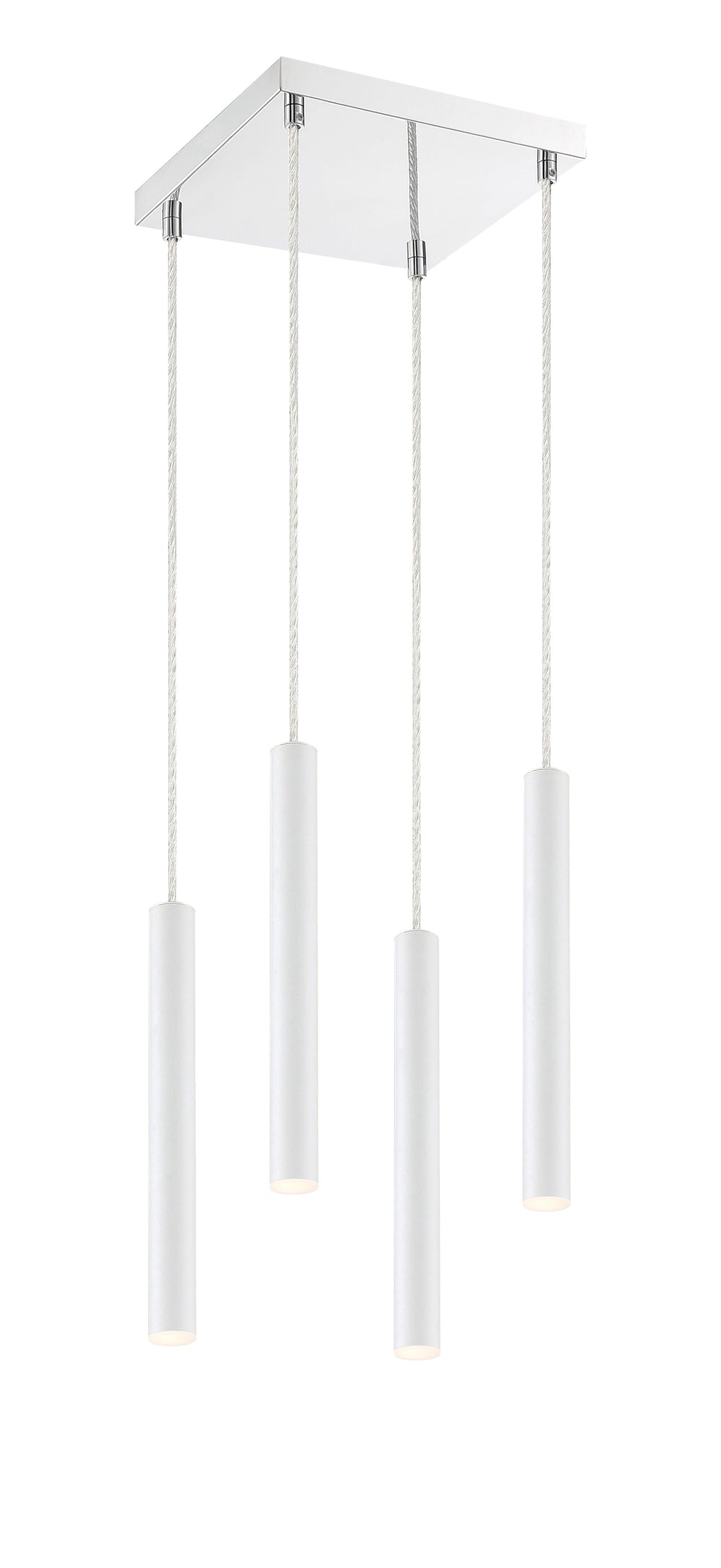 Forest 4 Light Island/Billiard in Chrome Finish