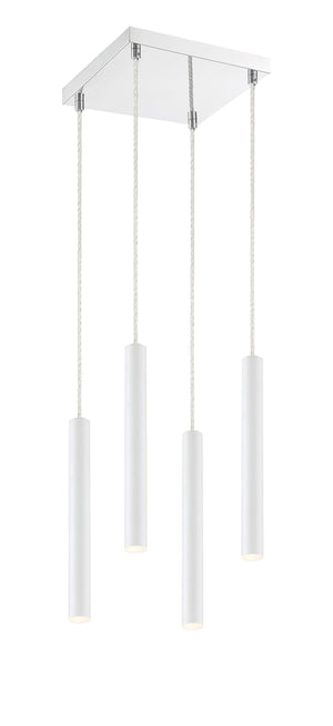 Forest 4 Light Island/Billiard in Chrome Finish
