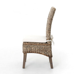 Arcadia Banana Leaf Chair W/Cushion-Grey Wash