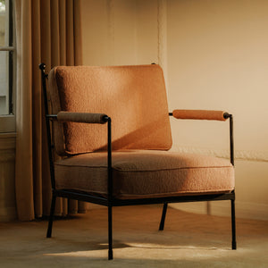 Vecchia Accent Chair Terracotta by Moe's