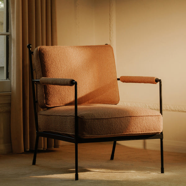 Vecchia Accent Chair Terracotta by Moe's