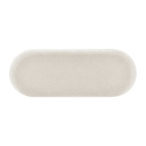 Ayleen Chenille Storage Bench, Seneca Beige 