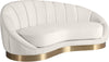 Jesse Chaise In Cream Velvet