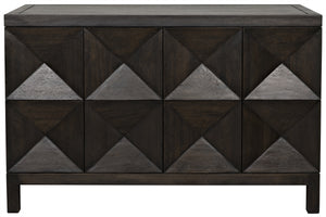 Quadrant Ebony Walnut 2-Door Sideboard