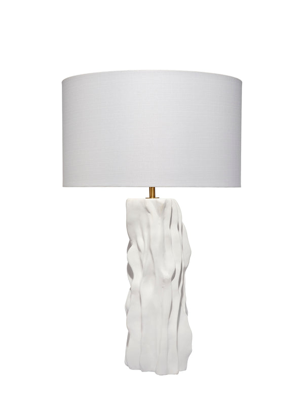 Sweetwood Ceramid Table Lamp with Linen Shade