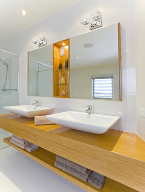 Rubicon 2 Light Vanity in Chrome Finish