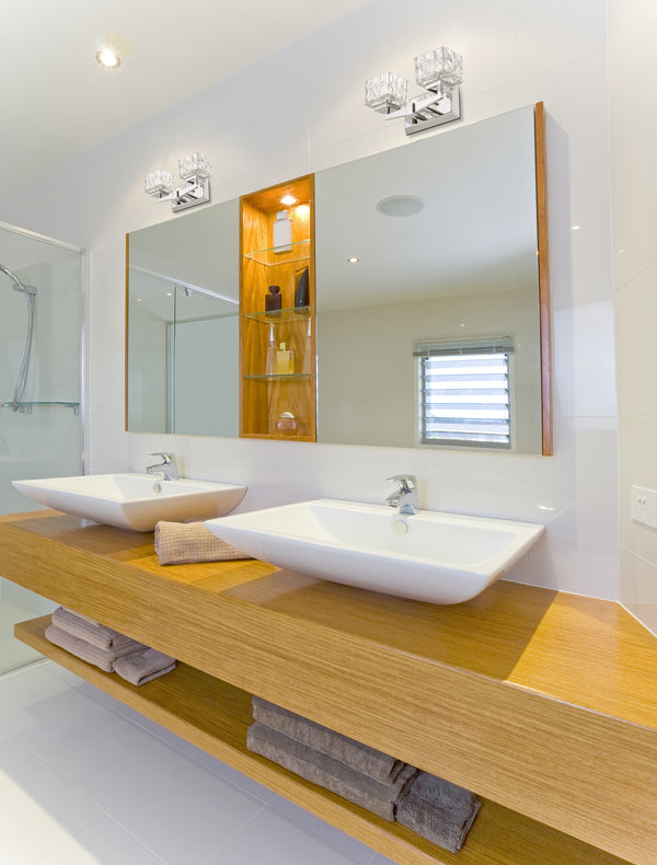 Rubicon 2 Light Vanity in Chrome Finish