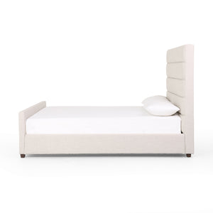 Daphne Queen Bed-Cambric Ivory