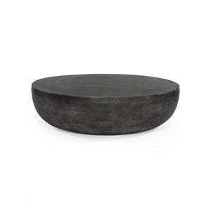 Basil Outdoor Round Coffee Tbl In 48" In Grey