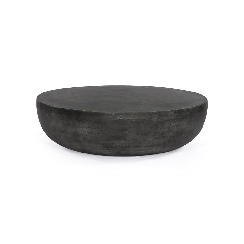 Basil Outdoor Round Coffee Tbl In 48" In Grey