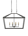 Denison Rectangular Lantern In Molé Black