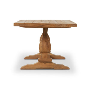 Novell Outdoor Dining Table In 111" In Natural